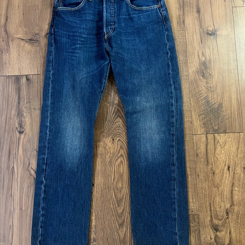 Levi’s Jeans Men’s 31x32 Original Fit Dark Wash Blue Denim pre-owned